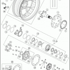2018 1290 SUPER DUKE GT BLACK CHASSIS Переднее колесо