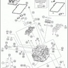 2017 1090 ADVENTURE R ENGINE Головка цилиндра передняя