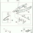 2020 250 XC TPI CHASSIS Бугель