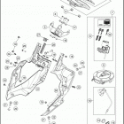 2017 1290 SUPER DUKE GT GREY CHASSIS Панель приборов