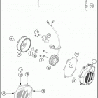 2017 450 EXC-F SIX DAYS ENGINE Система зажигания