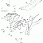 2018 85 SX 17_14 SX CHASSIS T ank, sea t , cover
