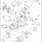 2017 1290 SUPER DUKE R WHITE CHASSIS Глушитель