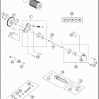 2019 RC 390 BLACK ENGINE Масляная система