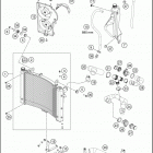 2017 1290 SUPER DUKE GT GREY ENGINE Система охлаждения