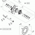 250 SX CHASSIS Переднее колесо