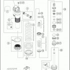 2017 FE 501 CHASSIS Амортизатор в разборе