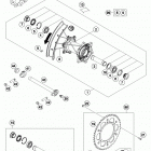 250 XC-F CHASSIS Переднее колесо