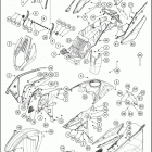 2017 1290 SUPER ADVENTURE T CHASSIS Обтекатель , крылья