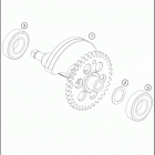 2016 690 DUKE WHITE ENGINE Балансирный вал