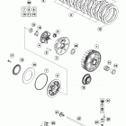 250 SX ENGINE Сцепление