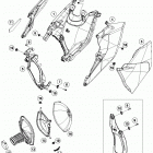 250 XC-F CHASSIS Воздушный фильтр
