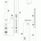 50 SX MINI CHASSIS Передняя вилка