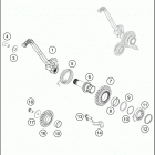 2017 TE 300 ENGINE Кик стартер