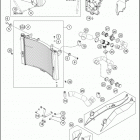 2017 1290 SUPER ADVENTURE T ENGINE Система охлаждения
