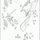 2017 85 SX CHASSIS Воздушный фильтр