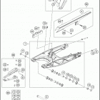 2017 390 DUKE BLACK ABS CHASSIS Бугель