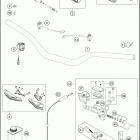 2017 300 XC-W SIX DAYS CHASSIS Руль