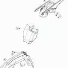 250 SX CHASSIS Обтекатель , крылья