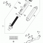 450 XC-F CHASSIS Глушитель