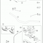 2017 150 XC-W CHASSIS Руль
