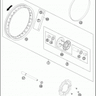 2017 50 SX MINI CHASSIS Переднее колесо