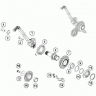 300 XC ENGINE Кик стартер