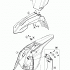 65 SX CHASSIS Обтекатель, крылья