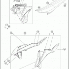 2017 250 XC-F CHASSIS T ank, sea t , cover