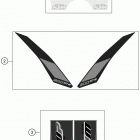 300 XC-W CHASSIS Наклейки