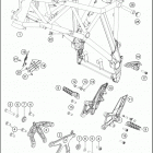 2017 1290 SUPER DUKE GT GREY CHASSIS Рама
