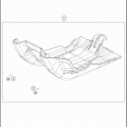 2017 450 EXC-F SIX DAYS CHASSIS Зажита двигателя