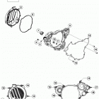 150 SX ENGINE Кожух сцепления