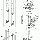 65 SX CHASSIS Передняя вилка