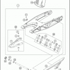 2017 690 DUKE ORANGE CHASSIS Бугель