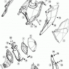 250 XC-W CHASSIS Воздушный фильтр