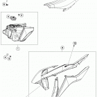 450 SX-F CHASSIS Бак,сидение