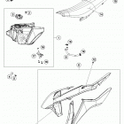 250 SX CHASSIS Бак,сидение