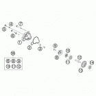 50 SX MINI ENGINE Водяной насос