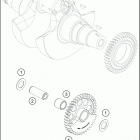 2017 1290 SUPER ADVENTURE T ENGINE Балансирный вал