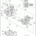 2017 FE 250 ENGINE Картер двигателя