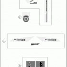 2017 FC 350 CHASSIS Наклейки