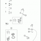 2017 690 DUKE WHITE CHASSIS Панель приборов