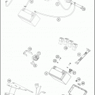 2017 690 DUKE WHITE CHASSIS Batter y