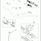2017 300 XC CHASSIS Руль