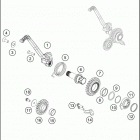 2017 300 XC ENGINE Kick st arter