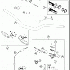 2017 TC 250 CHASSIS Руль