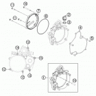 50 SX MINI ENGINE Кожух сцепления