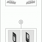 2017 1290 SUPER ADVENTURE T CHASSIS Наклейки