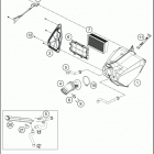 2017 690 DUKE WHITE CHASSIS Воздушный фильтр